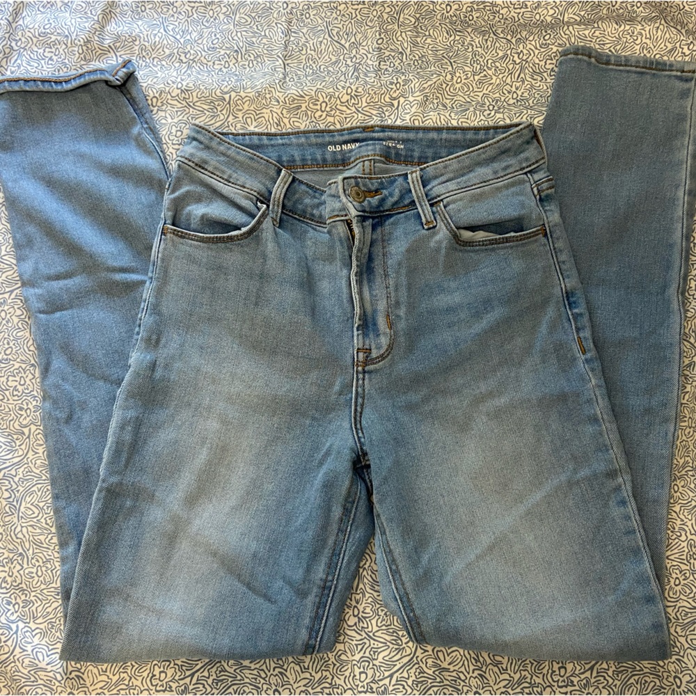 Old Navy High Rise Straight Leg Jeans